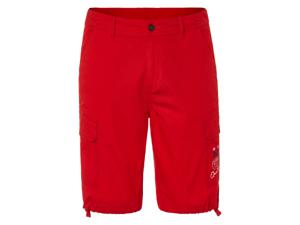 LIVERGY Heren korte broek (52, Rood)