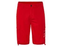 LIVERGY Heren korte broek (58, Rood)