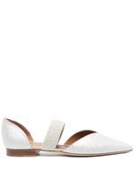 Malone Souliers ballerines Maisie en cuir - Argent