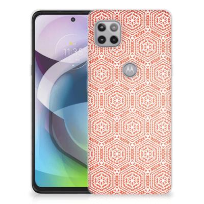 Motorola Moto G 5G | TPU bumper | Pattern Orange