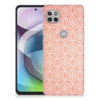 Motorola Moto G 5G | TPU bumper | Pattern Orange