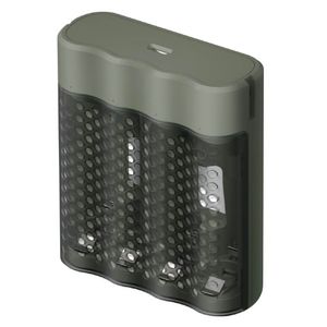 GP M451 USB batterijlader + 4x ReCyko AAA 960mAh batterijen