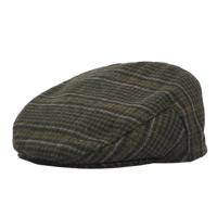 Flat Cap Wilkin Olive Check Flat Cap Wilkin Olive Check