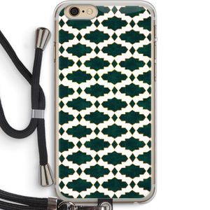 Moroccan tiles: iPhone 6 PLUS / 6S PLUS Transparant Hoesje met koord
