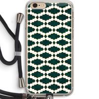 Moroccan tiles: iPhone 6 PLUS / 6S PLUS Transparant Hoesje met koord