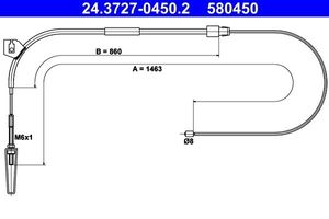 Handremkabel 24372704502
