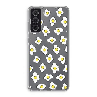 Spiegeleitjes: Samsung Galaxy S21 FE Transparant Hoesje
