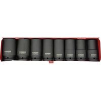 Kunzer 7SSE348 Kracht-dopsleutelinzetset 3/4 (20 mm) 8-delig