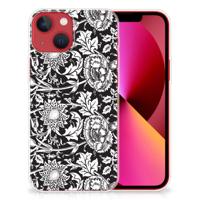 Apple iPhone 13 | TPU Case | Black Flowers