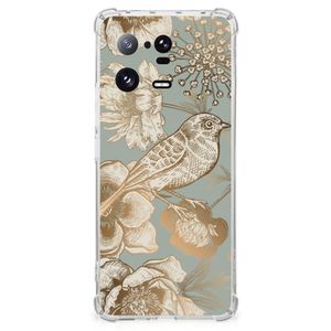 Case voor Xiaomi 13 Pro Vintage Bird Flowers