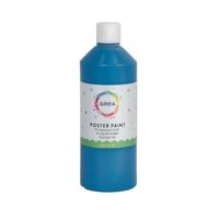 Plakkaatverf qrea blauw 500ml | 6 stuks