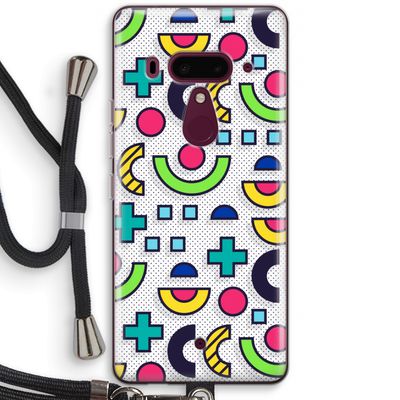 8-bit N°6: HTC U12+ Transparant Hoesje met koord