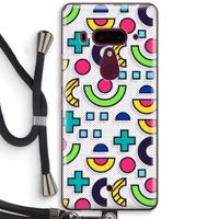 8-bit N°6: HTC U12+ Transparant Hoesje met koord