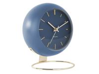 Karlsson Tafelklok Globe - Donkerblauw - Rond