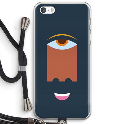 Mono M: iPhone 5 / 5S / SE Transparant Hoesje met koord