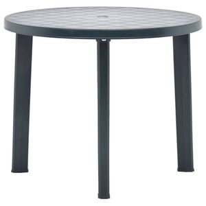 vidaXL Tuintafel 89 cm kunststof groen