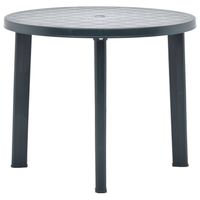 vidaXL Tuintafel 89 cm kunststof groen