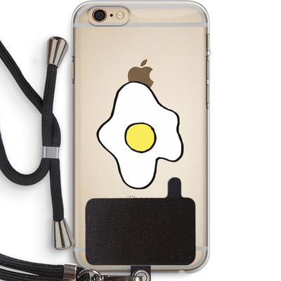 Spiegelei: iPhone 6 PLUS / 6S PLUS Transparant Hoesje met koord