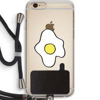 Spiegelei: iPhone 6 PLUS / 6S PLUS Transparant Hoesje met koord