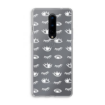 Eye pattern #3: OnePlus 8 Transparant Hoesje