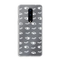 Eye pattern #3: OnePlus 8 Transparant Hoesje