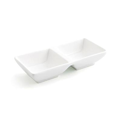 Snackdienblad Quid Select Wit Keramisch 15 x 7 cm (12 Stuks) (Pack 12x)