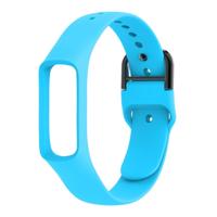 Slimme horloge pure kleur siliconen polsband horlogeband voor Galaxy fit-e (hemelsblauw)
