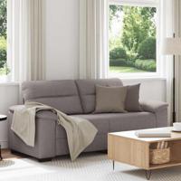 2-zitsbank Taupe 140 cm Stof