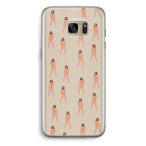 You're so golden: Samsung Galaxy S7 Edge Transparant Hoesje