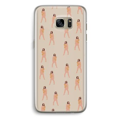 You're so golden: Samsung Galaxy S7 Edge Transparant Hoesje