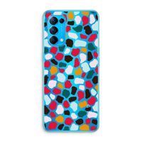 Colored Giraffe: Oppo Find X3 Lite Transparant Hoesje