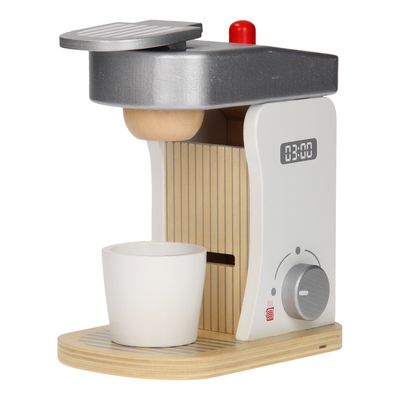 Joueco houten koffiezetapparaat met accessoires