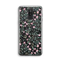 Sierlijke bloemen: Samsung Galaxy J8 (2018) Transparant Hoesje