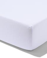 HEMA Hoeslaken 160x200cm flanel wit (wit)