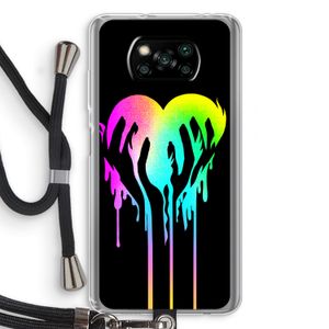 Hold My Heart: Xiaomi Poco X3 NFC Transparant Hoesje met koord