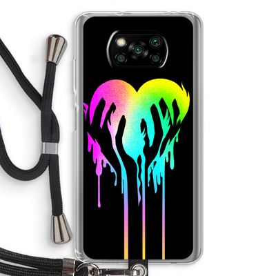 Hold My Heart: Xiaomi Poco X3 NFC Transparant Hoesje met koord