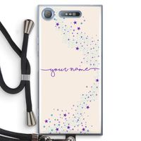 Sterren: Sony Xperia XZ1 Transparant Hoesje met koord