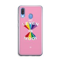 Het Leven Is Mooi: Samsung Galaxy A40 Transparant Hoesje