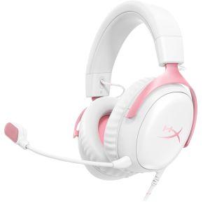HyperX Cloud III - Gaming Headset (wit/roze)