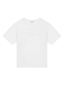 Dolce & Gabbana Kids t-shirt à logo embossé - Blanc