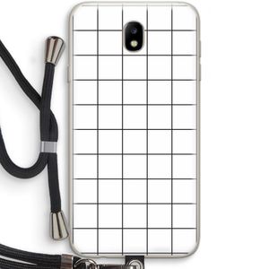 Rooster: Samsung Galaxy J7 (2017) Transparant Hoesje met koord