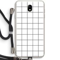 Rooster: Samsung Galaxy J7 (2017) Transparant Hoesje met koord