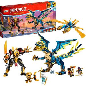 Ninjago - Elementdraak vs. de mecha van de keizerin Constructiespeelgoed