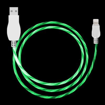 LED licht stroomt 1m USB op 8 Pin Sync gratis datakabel voor iPhone XR / iPhone XS MAX / iPhone X & XS / iPhone 8 & 8 Plus / iPhone 7 & 7 Plus / iPho