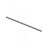PVC Bies 2,3 x 5,0 mm x 100 cm - grijs (per stuk)