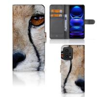 Xiaomi Redmi Note 12 5G | Poco X5 | Telefoonhoesje | Met pasjeshouder | Cheetah