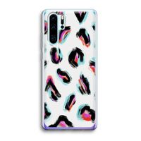 Cheetah color: Huawei P30 Pro Transparant Hoesje