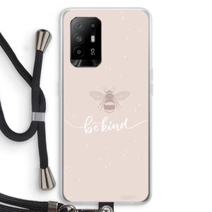 Be(e) kind: Oppo A94 5G Transparant Hoesje met koord