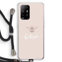 Be(e) kind: Oppo A94 5G Transparant Hoesje met koord