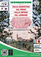 Wandelkaart 39 Valle Argentina - Val Prino - Valle Impero - Val Lerrone | Fraternali
